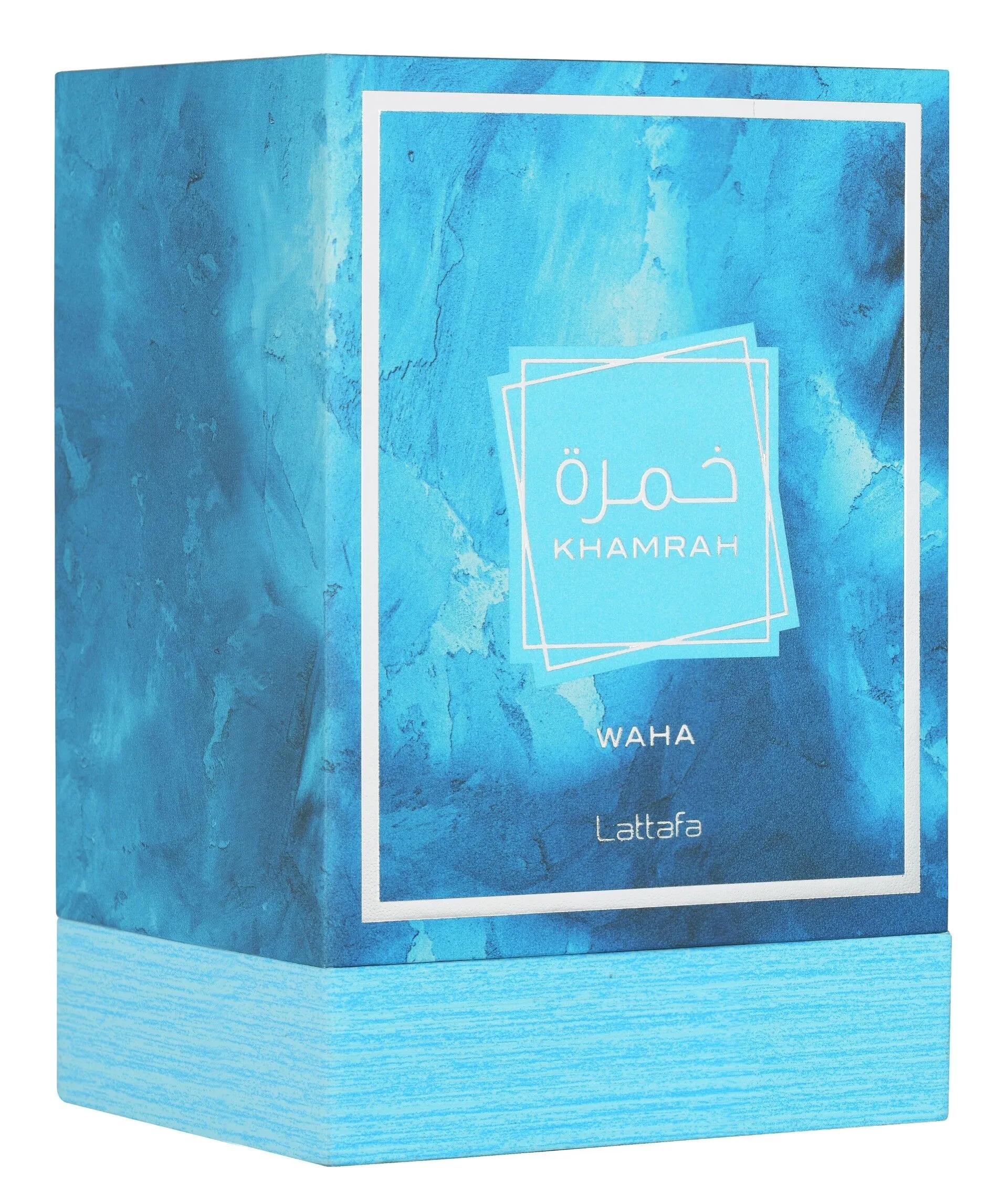 Lattafa Khamrah Waha Unisex Parfum 100 ml – Frisch-Aromatischer & Holziger Duft mit Bergamotte, Yuzu, Ingwer, Meersalz, Vanille & Moschus