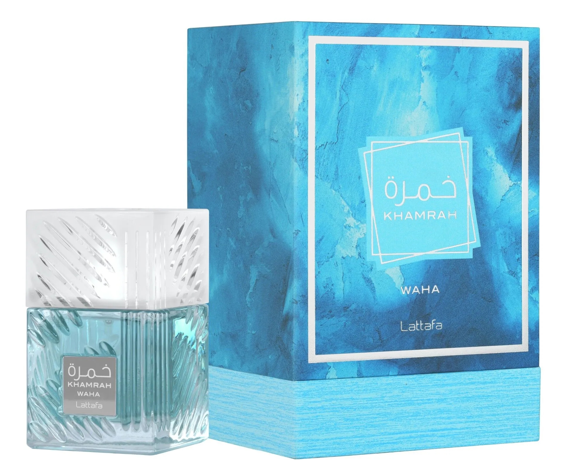 Lattafa Khamrah Waha Unisex Parfum 100 ml – Frisch-Aromatischer & Holziger Duft mit Bergamotte, Yuzu, Ingwer, Meersalz, Vanille & Moschus
