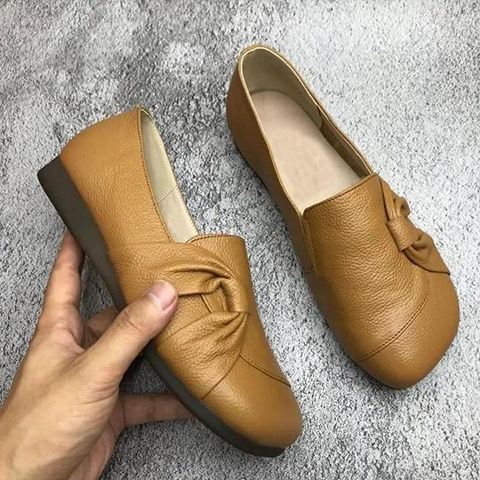 Women’s Leather Soft-soled Non-slip Shoes