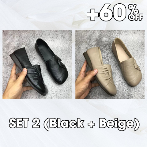 Women’s Leather Soft-soled Non-slip Shoes