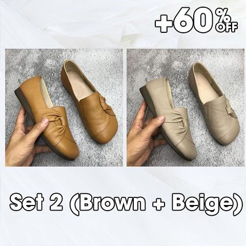 Women’s Leather Soft-soled Non-slip Shoes