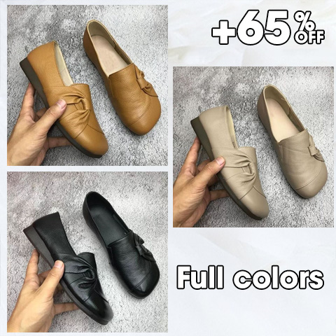 Women’s Leather Soft-soled Non-slip Shoes