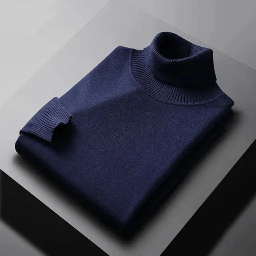 Cashmere Turtleneck in Beige