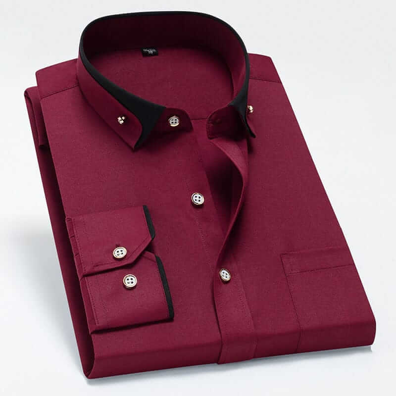 Alvin Dress Shirt in Red