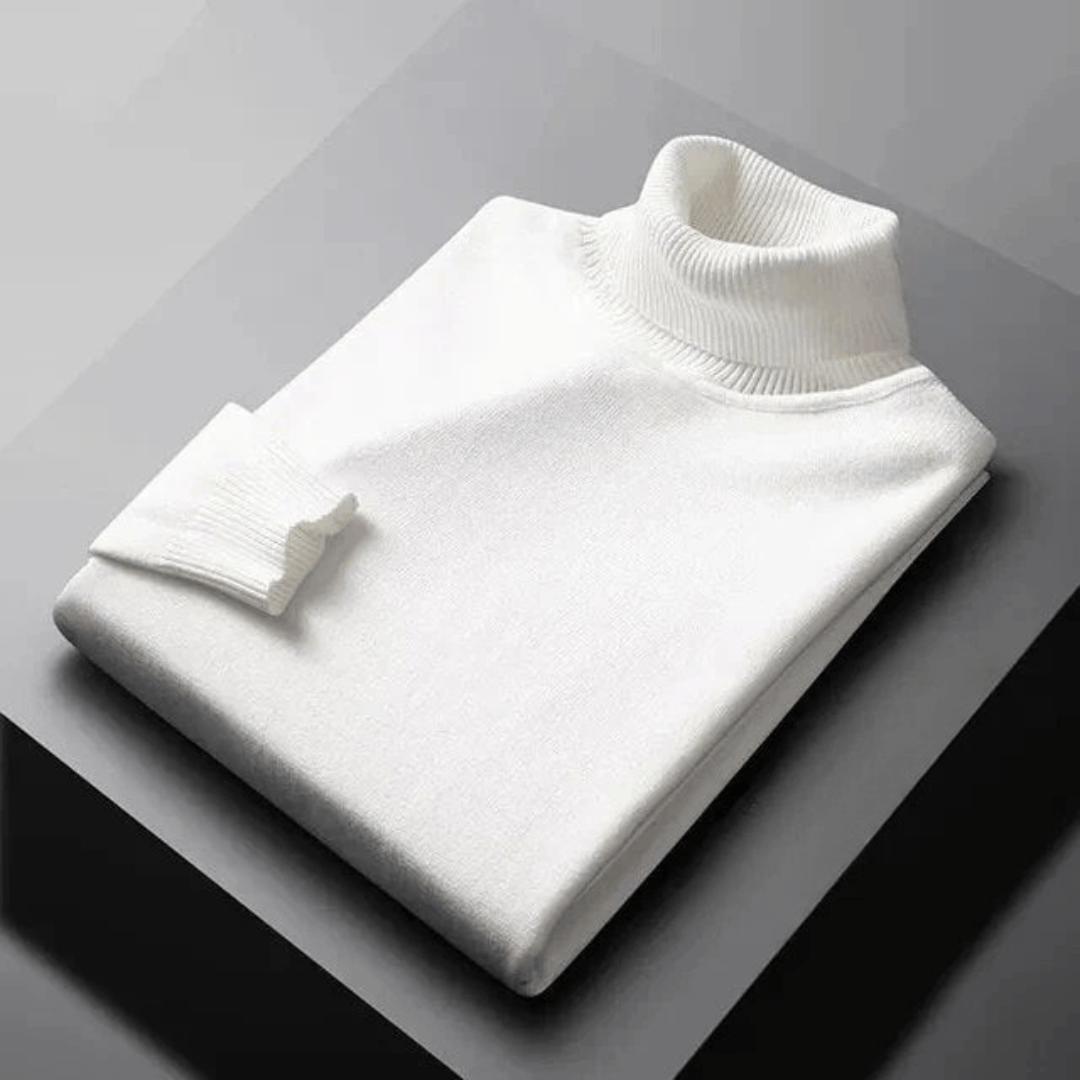Cashmere Turtleneck in Black