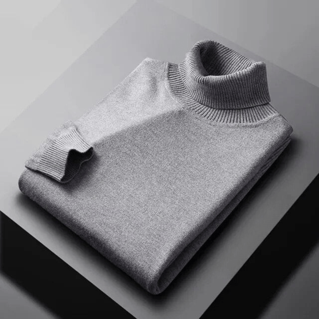 Cashmere Turtleneck in White