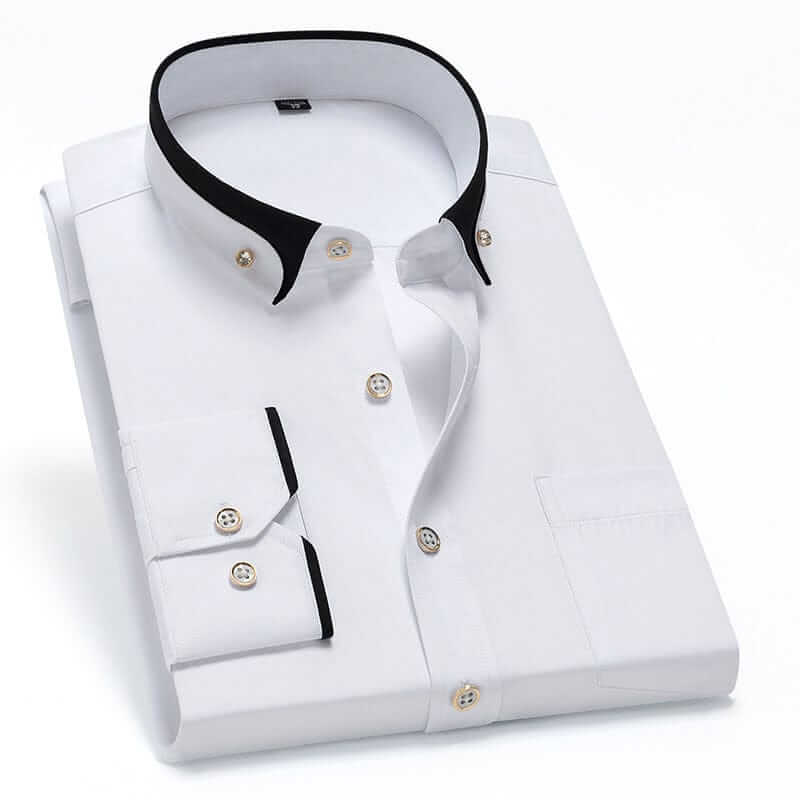 Andre Ferran Alvin Dress Shirt in Classic Black