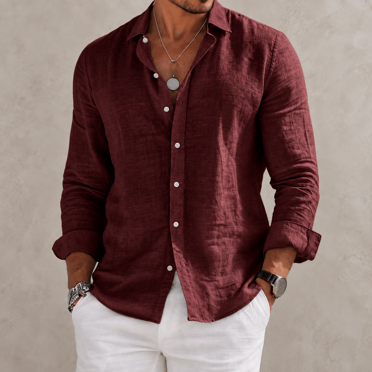 Etienne Shirt in Brown