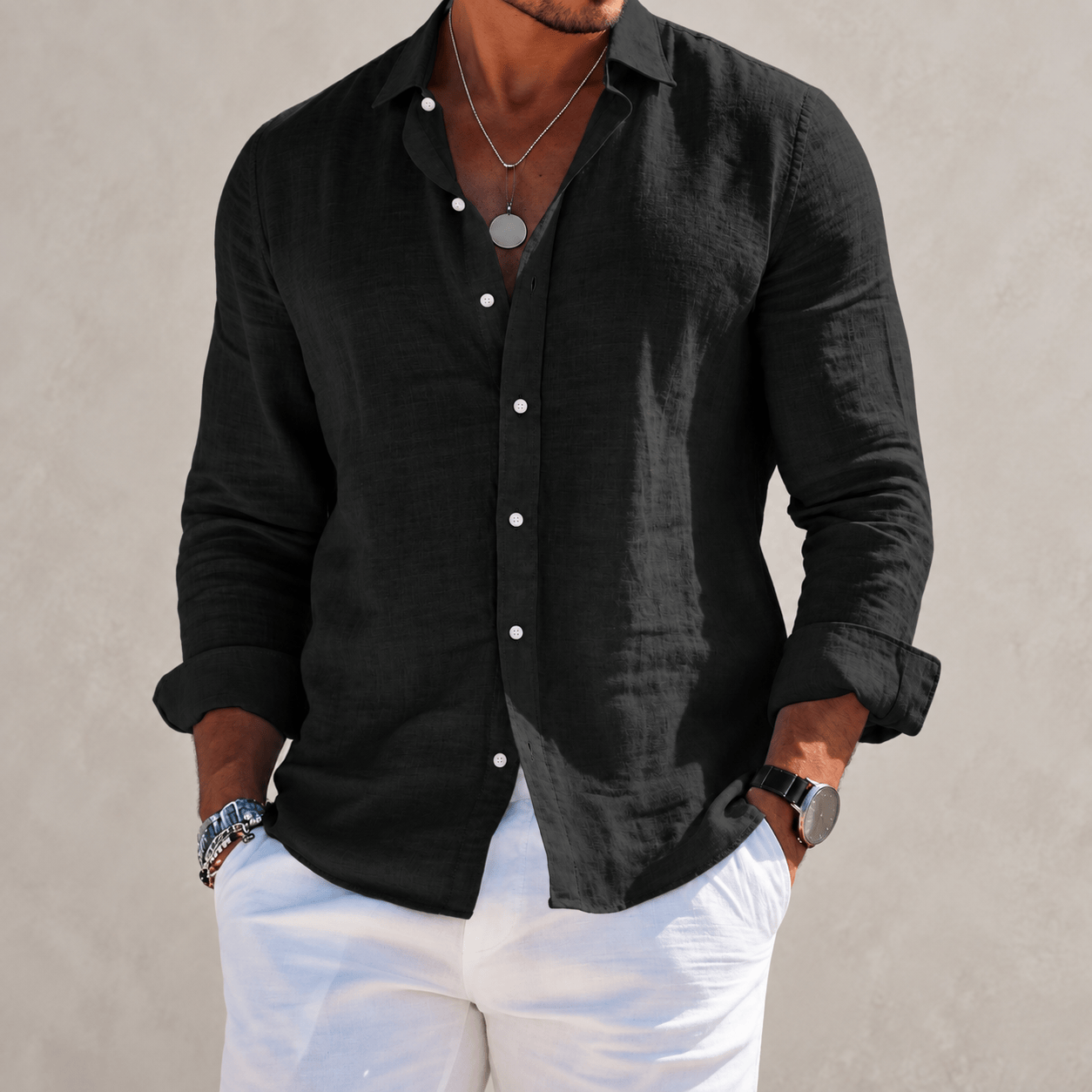 Etienne Shirt in Black