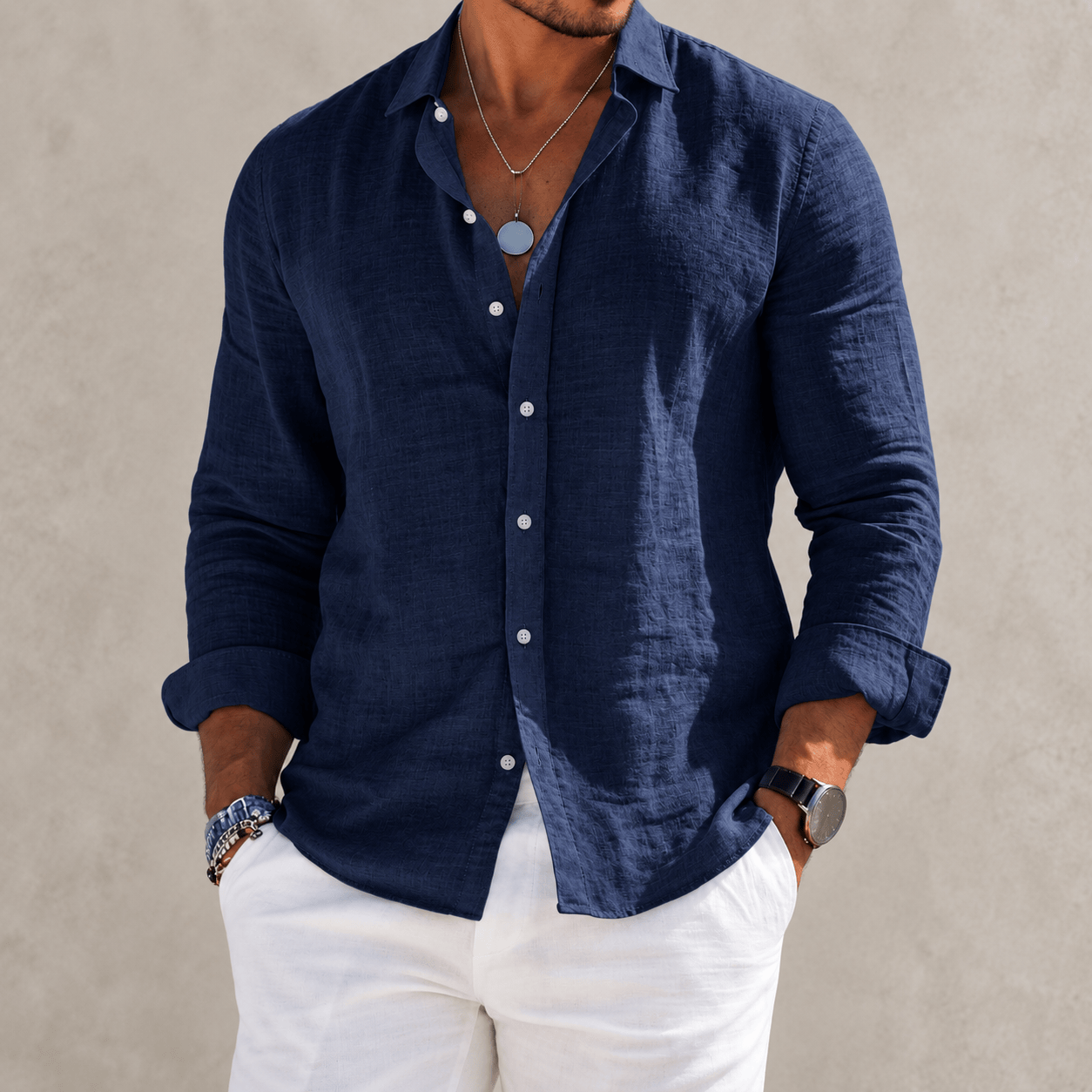 Etienne Shirt in Navy