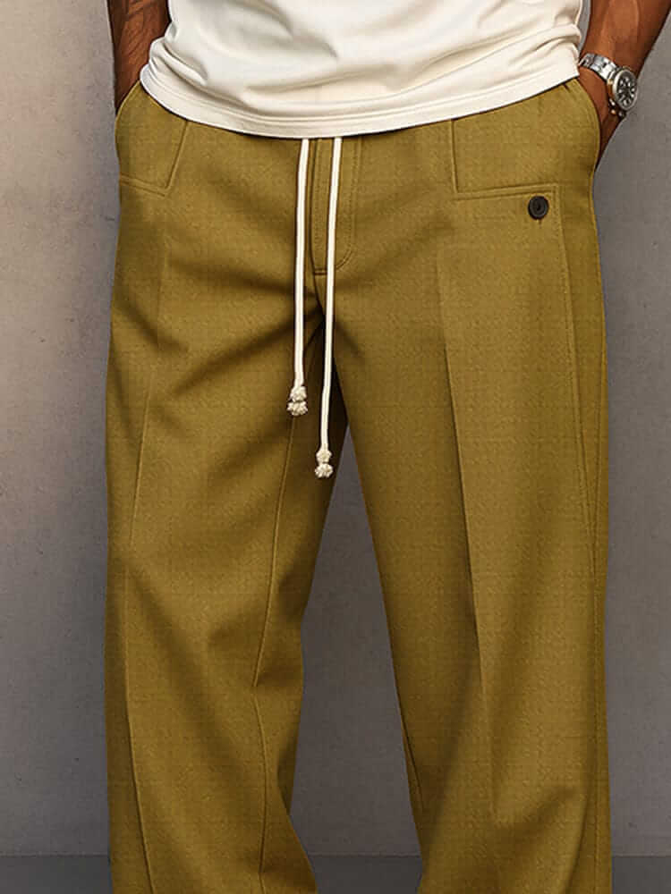 Waistband and Drawstring Detail