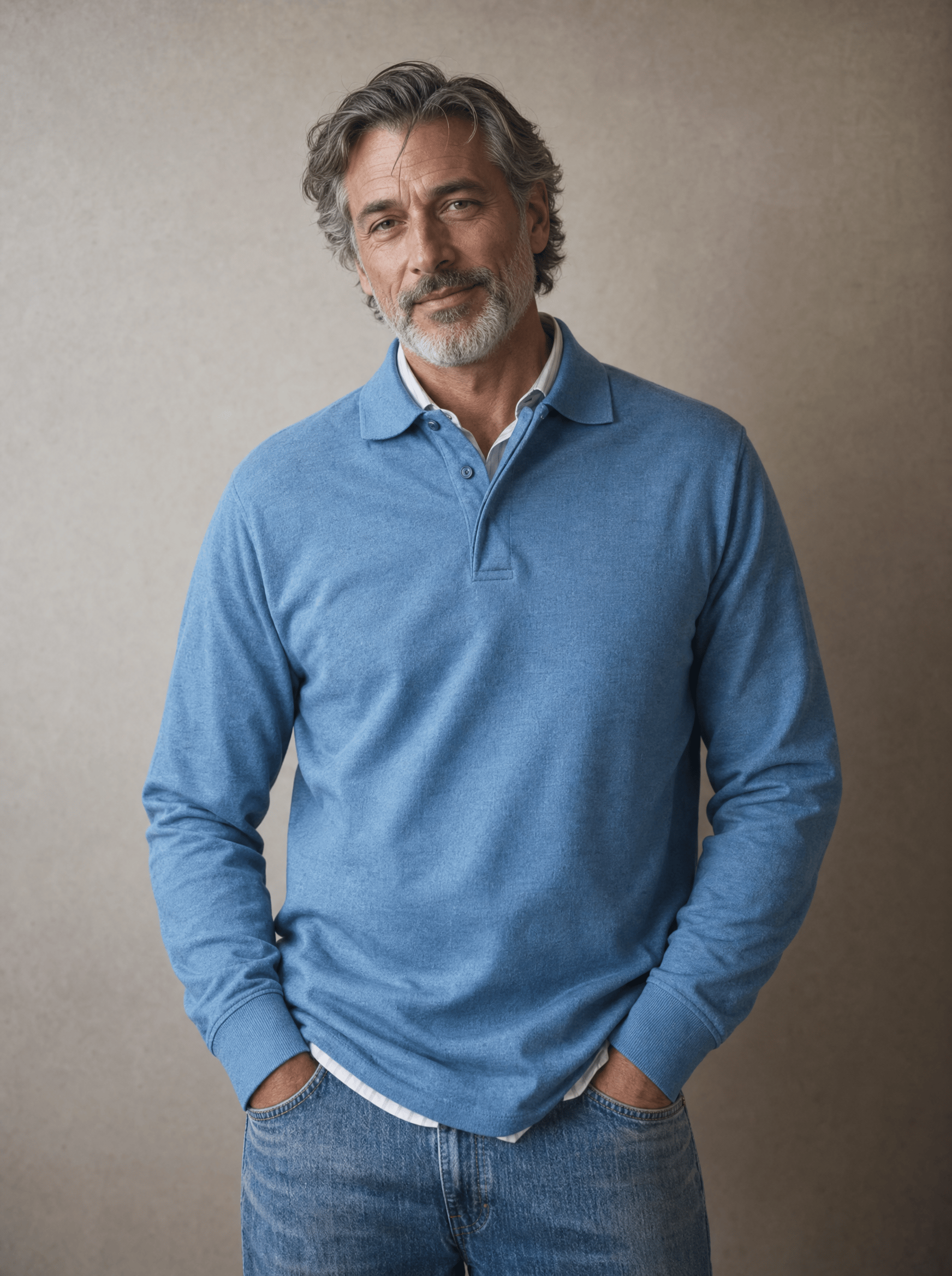 Andre Ferran Alvin Polo Shirt in Royal Blue