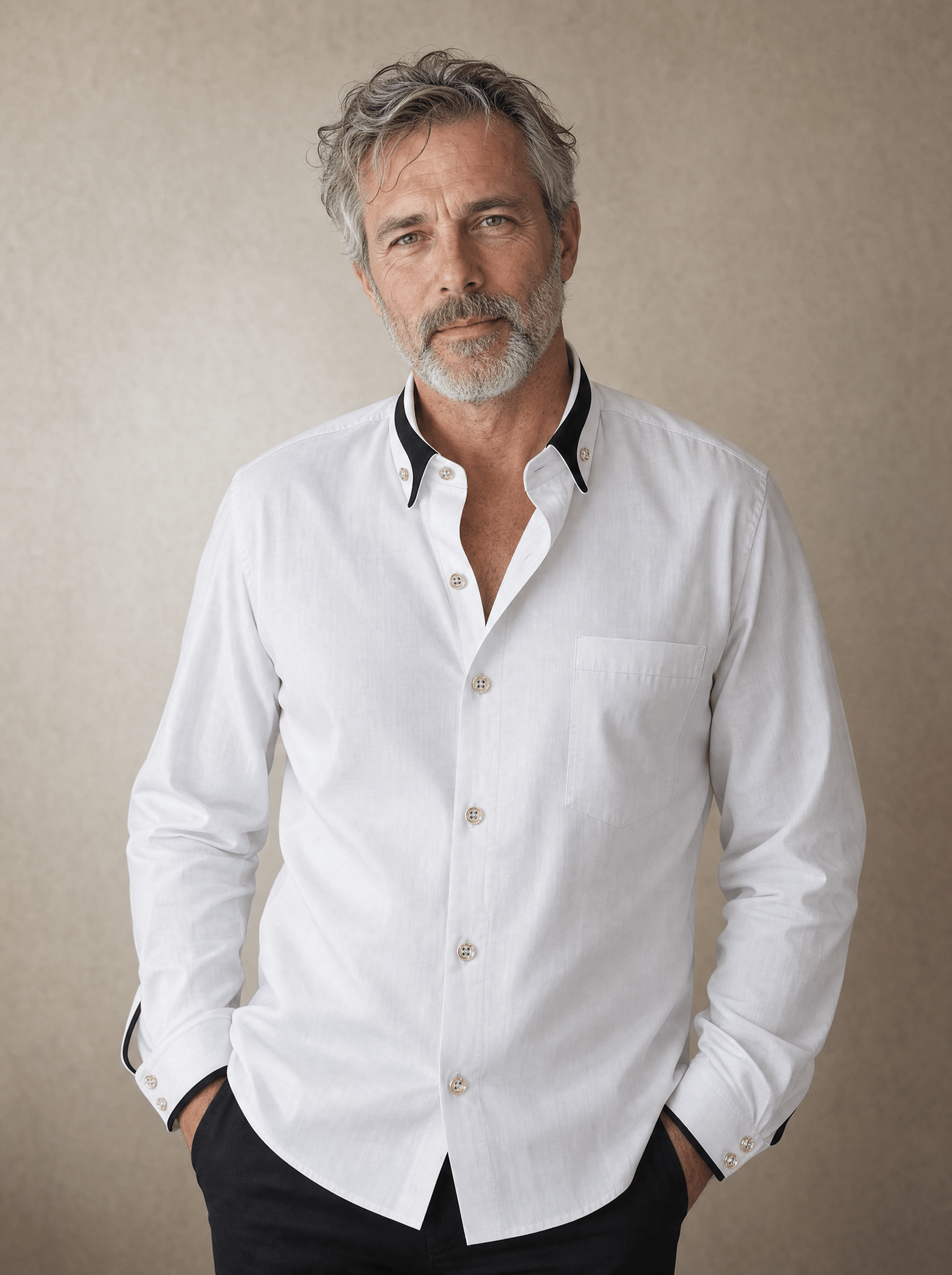 Andre Ferran Alvin Dress Shirt Lifestyle Editorial