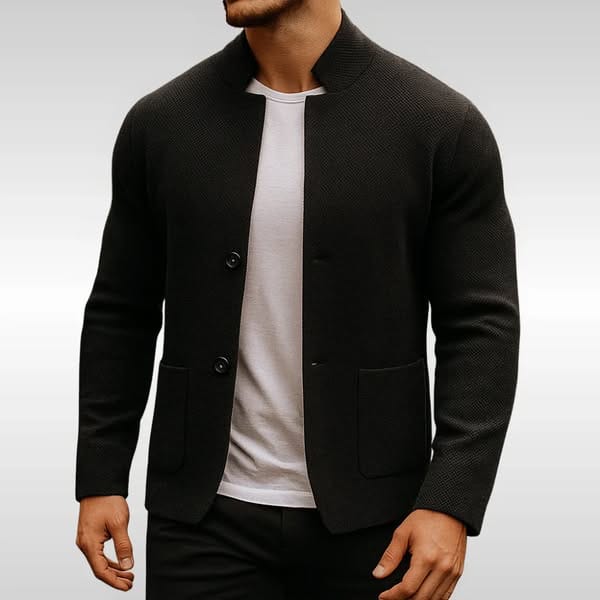 Louis Knit Blazer in Beige