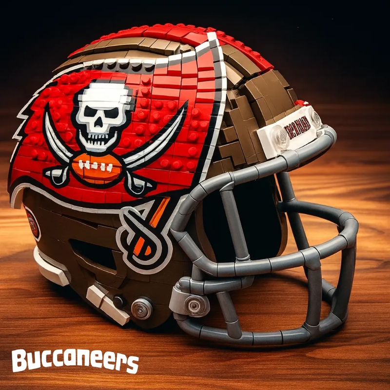 🔥 Last Day 49% OFF | 🏈Football Team Building Block Helmet