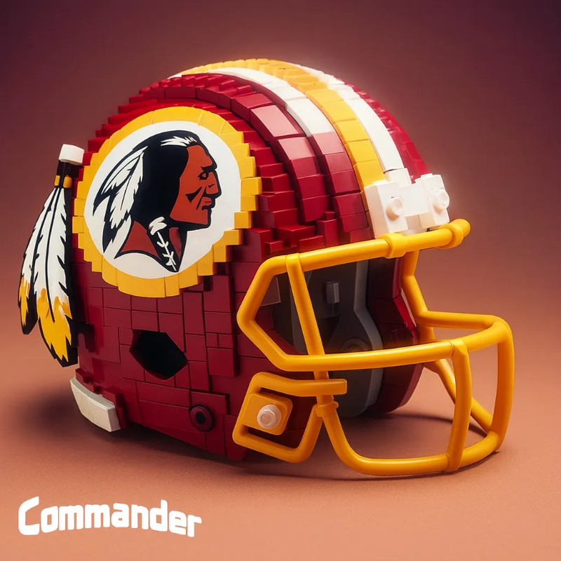 🔥 Last Day 49% OFF | 🏈Football Team Building Block Helmet