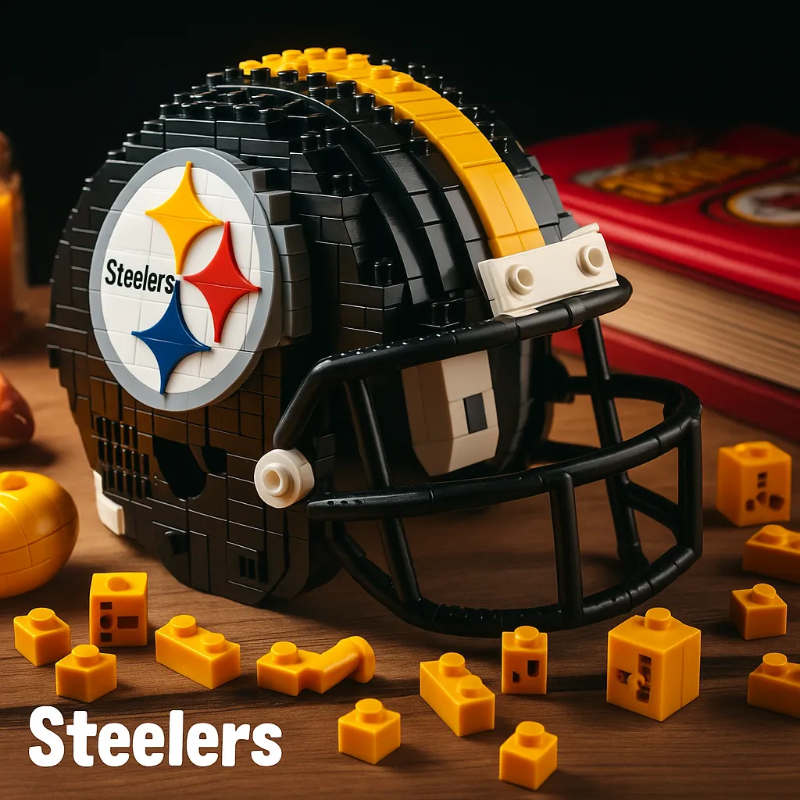 🔥 Last Day 49% OFF | 🏈Football Team Building Block Helmet