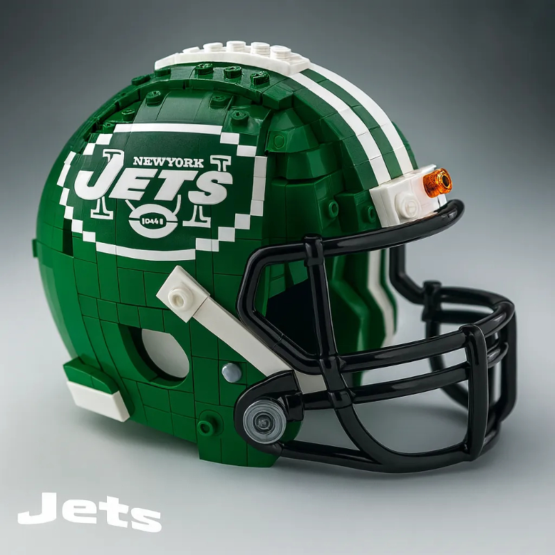 🔥 Last Day 49% OFF | 🏈Football Team Building Block Helmet