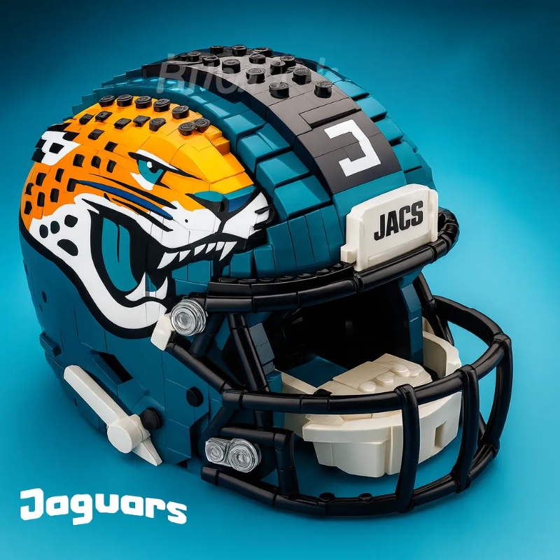 🔥 Last Day 49% OFF | 🏈Football Team Building Block Helmet
