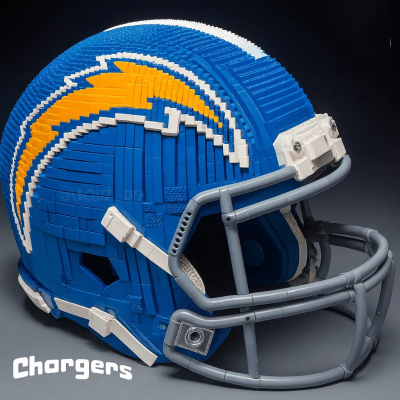 🔥 Last Day 49% OFF | 🏈Football Team Building Block Helmet