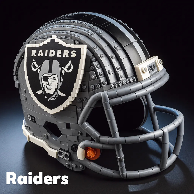 🔥 Last Day 49% OFF | 🏈Football Team Building Block Helmet
