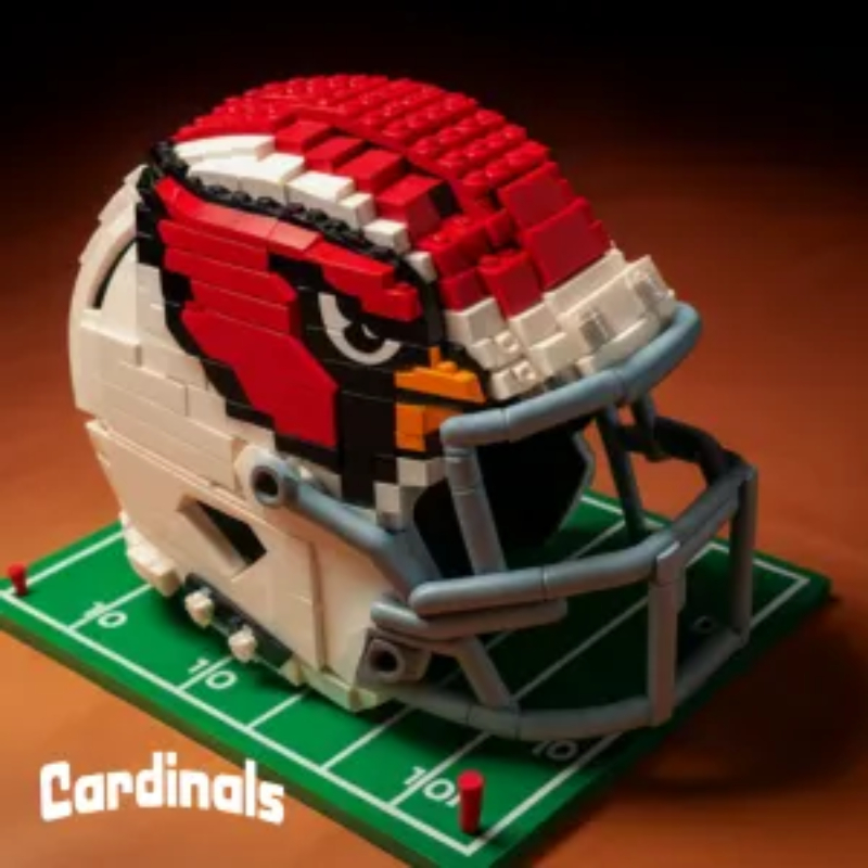 🔥 Last Day 49% OFF | 🏈Football Team Building Block Helmet