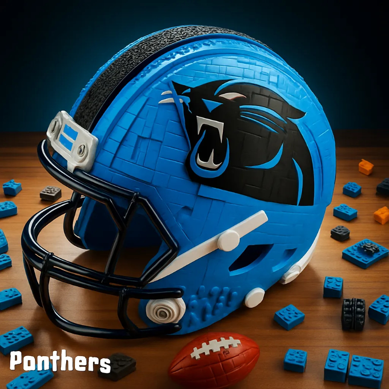 🔥 Last Day 49% OFF | 🏈Football Team Building Block Helmet
