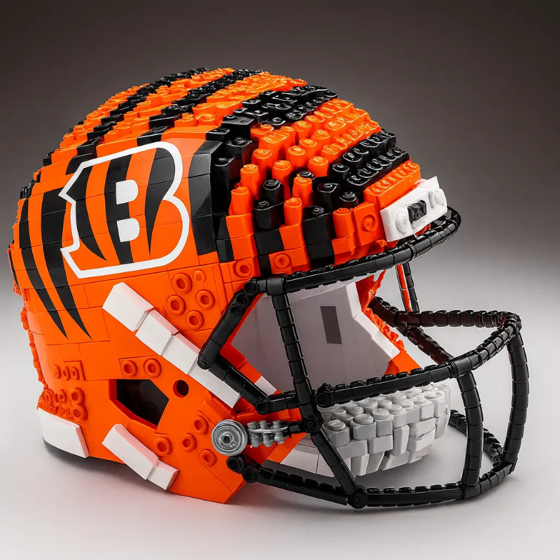 🔥 Last Day 49% OFF | 🏈Football Team Building Block Helmet