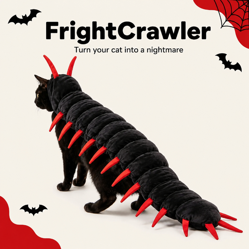 🎃 Creepy Centipede Pet Costume – Funny Halloween Outfit for Pets