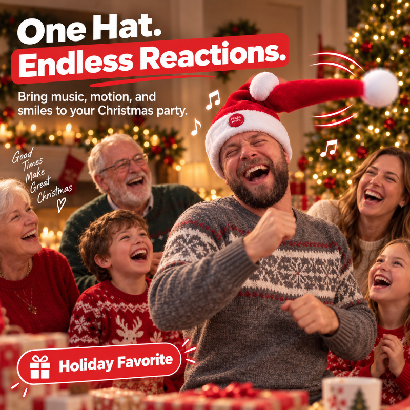 🎅 Singing & Dancing Santa Hat | The Christmas Hat That Steals The Whole Party