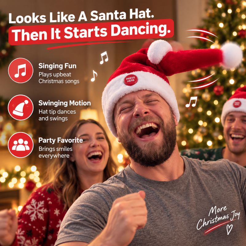 🎅 Singing & Dancing Santa Hat | The Christmas Hat That Steals The Whole Party
