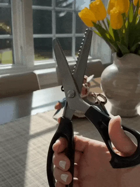 ✂️ Limited-Time 49% OFF – 5mm Zigzag Pinking Shears for Fabric & Crafts