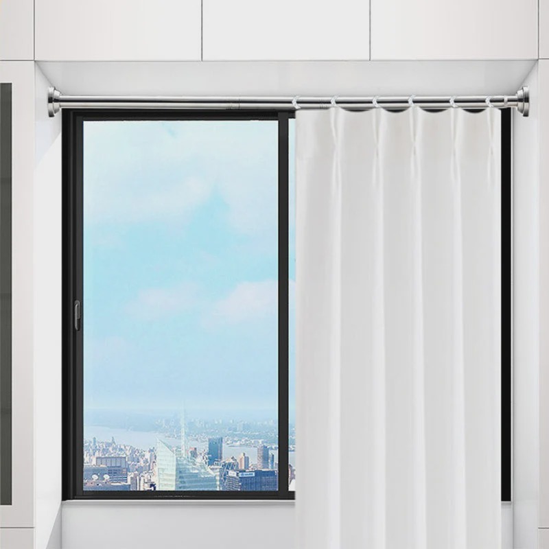 🛏️ 🔧 Adjustable No-Drill Tension Rod – Damage-Free Install, Anti-Slip & Multi-Purpose, Max 15KG Load 🏠