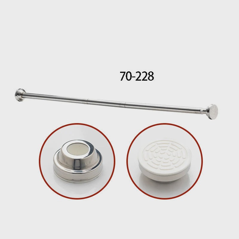 🛏️ 🔧 Adjustable No-Drill Tension Rod – Damage-Free Install, Anti-Slip & Multi-Purpose, Max 15KG Load 🏠