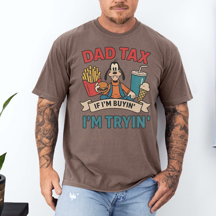 Funny Dad Shirt Dad Tax Shirt For Fathers Day Gift