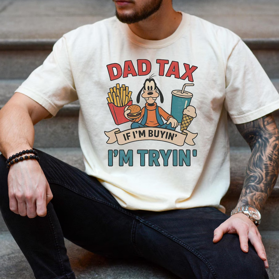 Funny Dad Shirt Dad Tax Shirt For Fathers Day Gift
