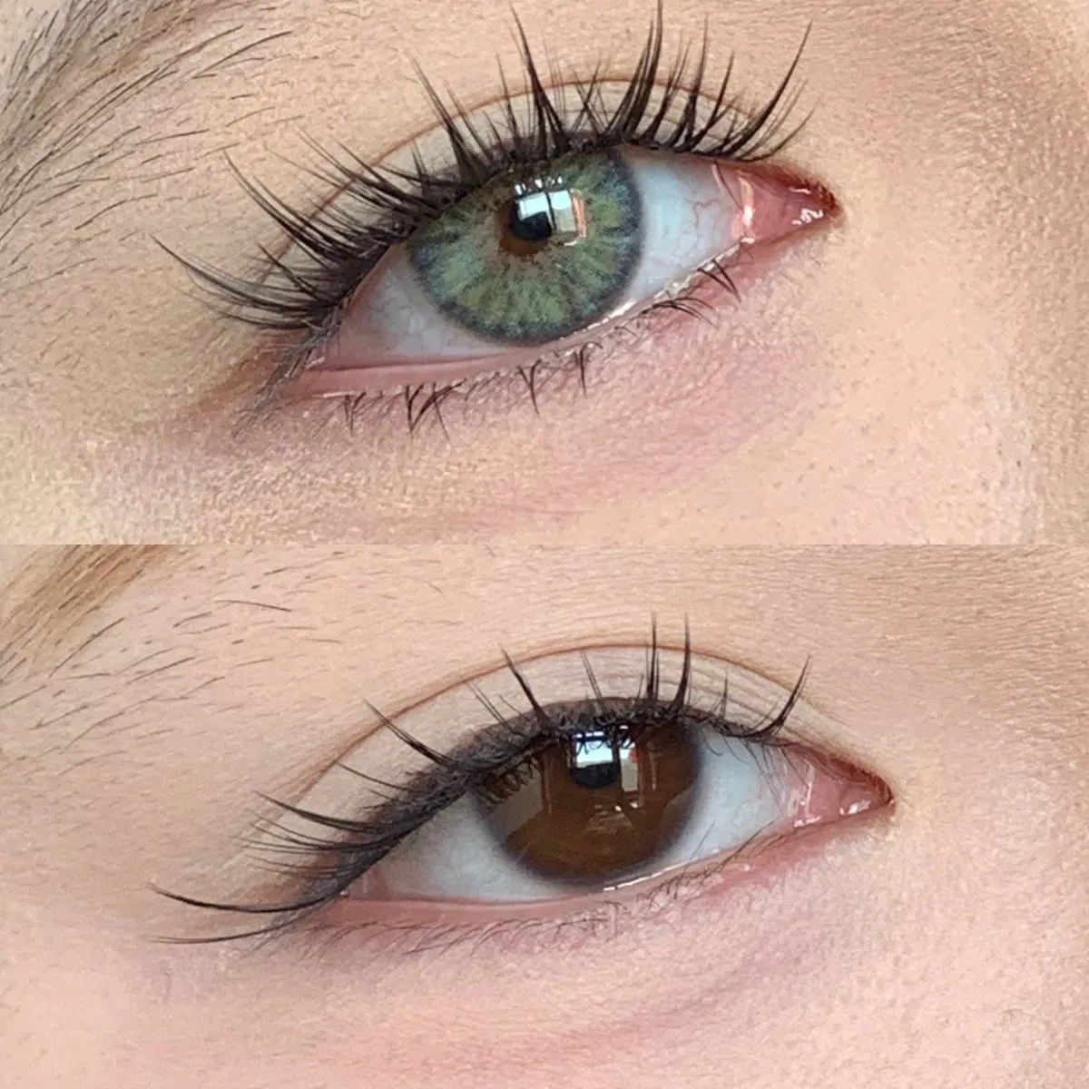 MYEYEBB Petite Iris Grey Green Prescription Colored Contact Lenses
