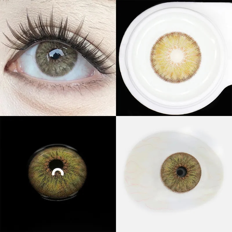 MYEYEBB Petite Iris Brown Prescription Colored Contact Lenses