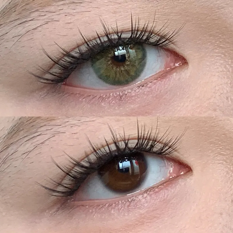 MYEYEBB Petite Iris Green Prescription Colored Contact Lenses