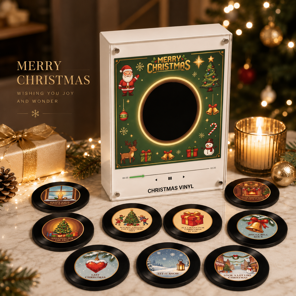 🎄Christmas Vinyl Frame 🎅