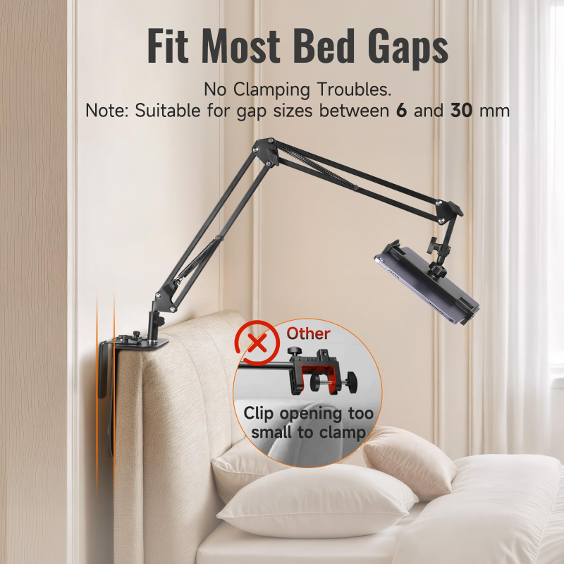 🔥Best Sellers Overhead Bed Phone Tablet Holder | Lazy Long Arm Cell Phone Mount for Bed