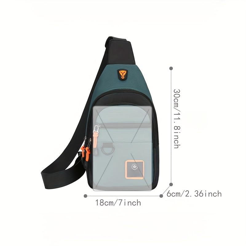 💥 Bestseller！Multipurpose Sling Crossbody Chest Bag for Travel Hiking Daily Use L0H1