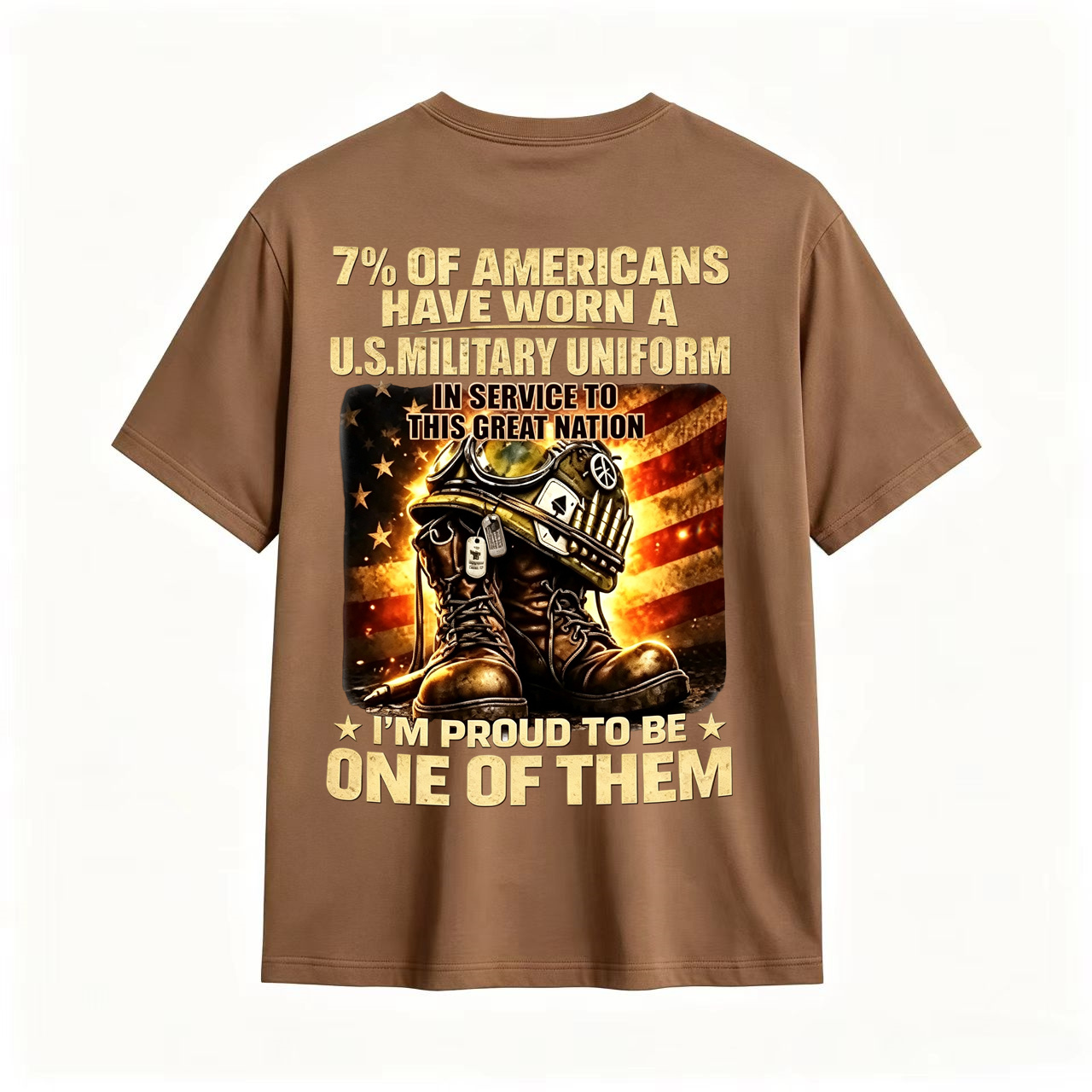 I’m Proud To Be One Of Them US Veteran Patriotic Military Tee