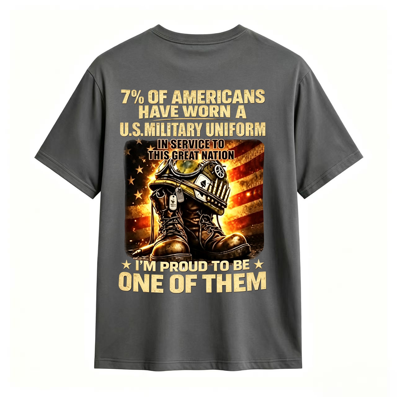 I’m Proud To Be One Of Them US Veteran Patriotic Military Tee