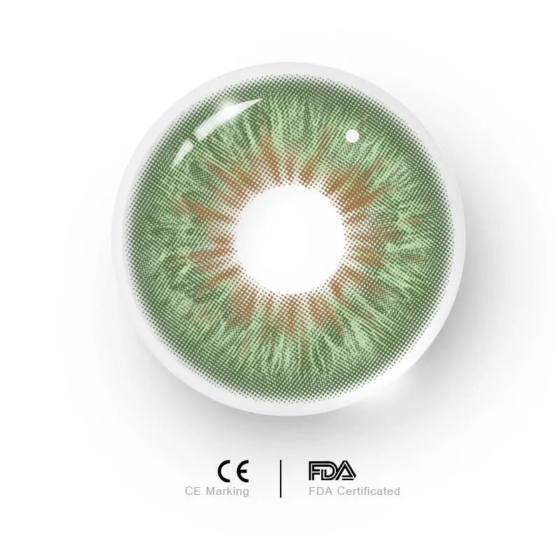Crush  Green Prescription Colored Contact Lenses