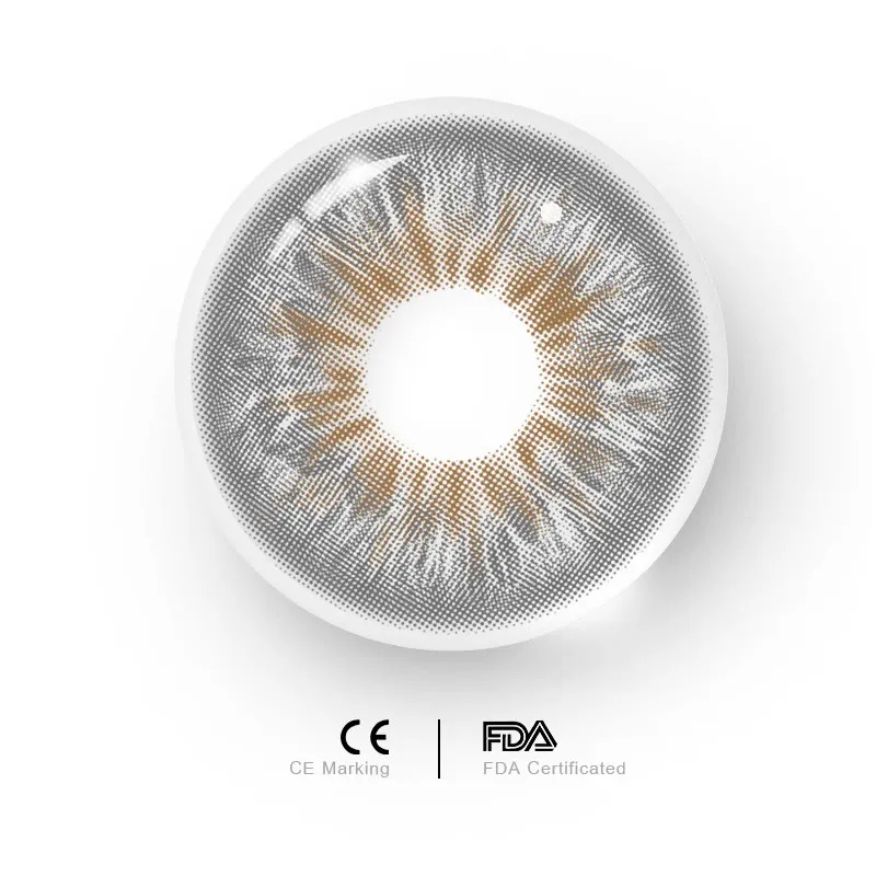 Crush Grey Prescription Colored Contact Lenses