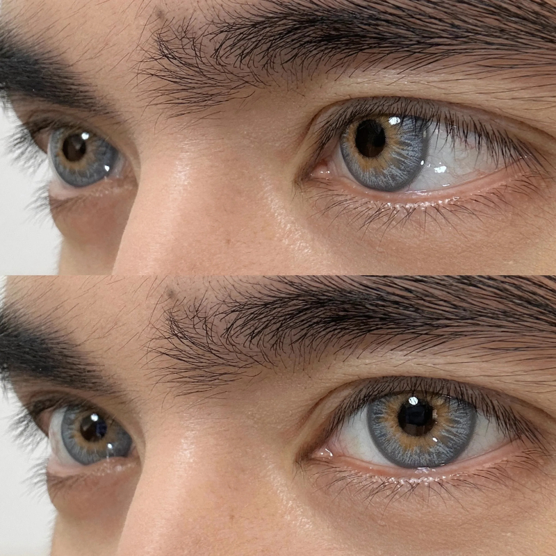 Crush Grey Prescription Colored Contact Lenses