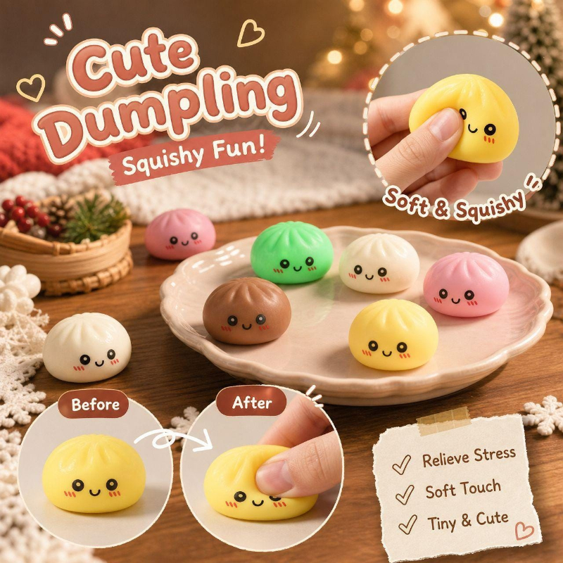 🎄Last Day🔥49% OFF| 🎄Christmas Dumpling Advent Calendar 2026 | 24 Days of Squishy Surprises🎁