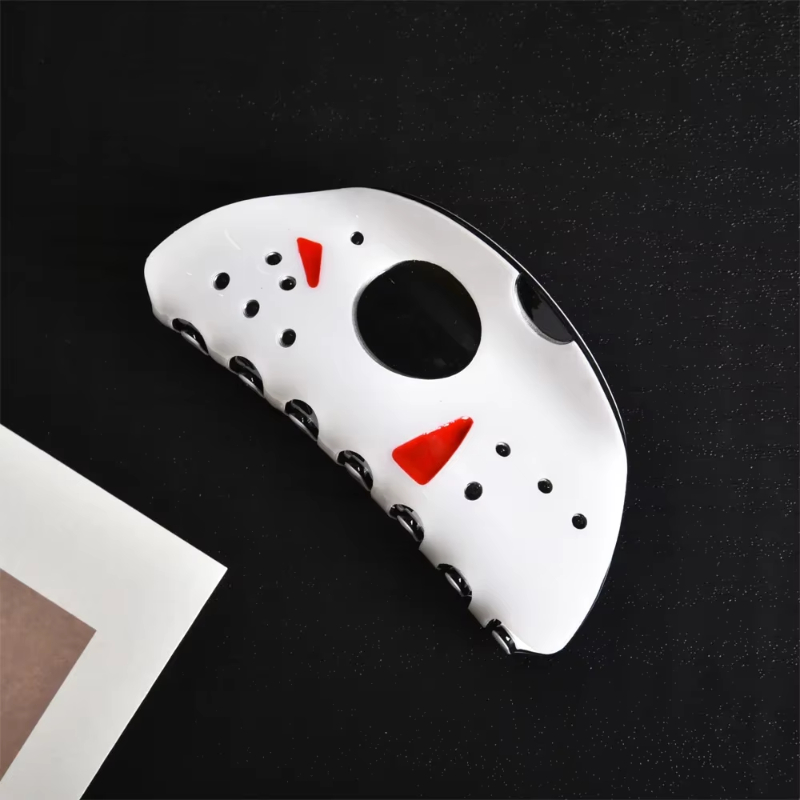 🔥BEST SELLER🎃2026 NEW Halloween Party Theme Acrylic Hair Claw Clips💀Spooky Horror Series Trendy Jaw Clips, INS Gothic Hair Accessories for Women Girls Halloween Costume