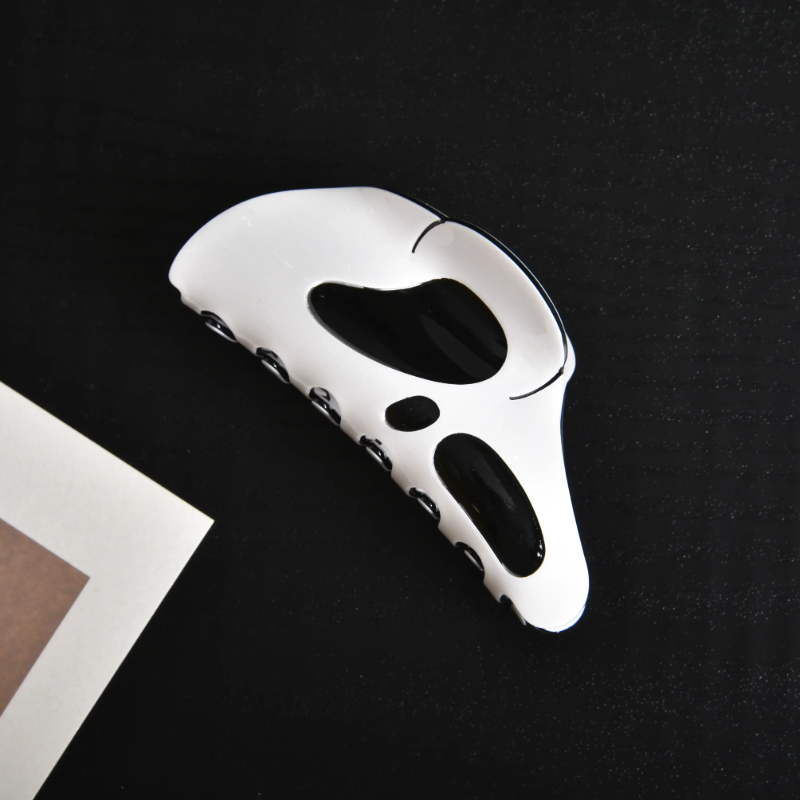 🔥BEST SELLER🎃2026 NEW Halloween Party Theme Acrylic Hair Claw Clips💀Spooky Horror Series Trendy Jaw Clips, INS Gothic Hair Accessories for Women Girls Halloween Costume
